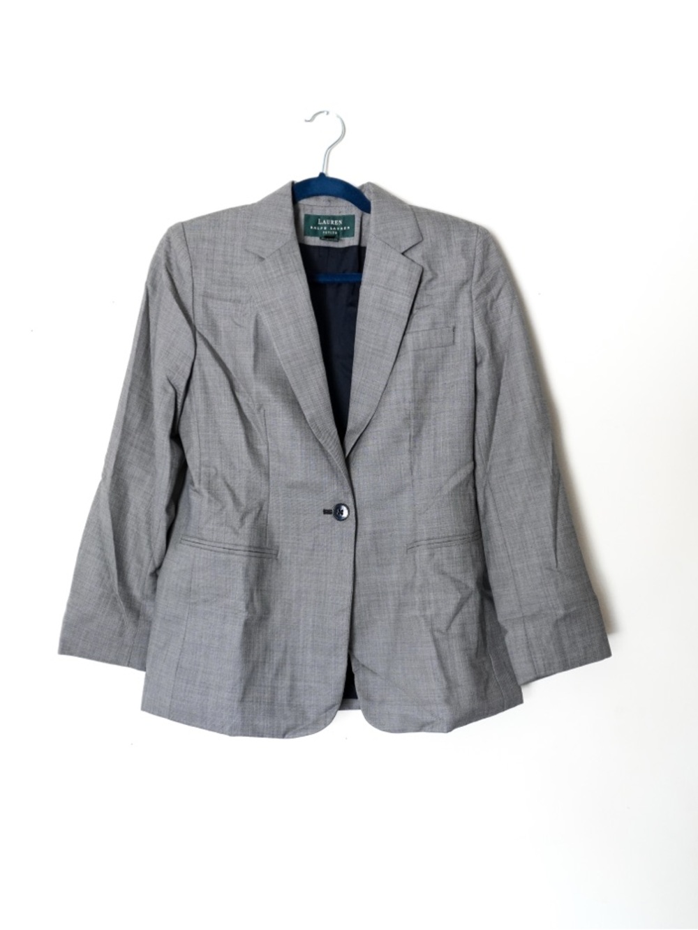 Lauren Ralph Lauren 100% Wool Single Button Blazer